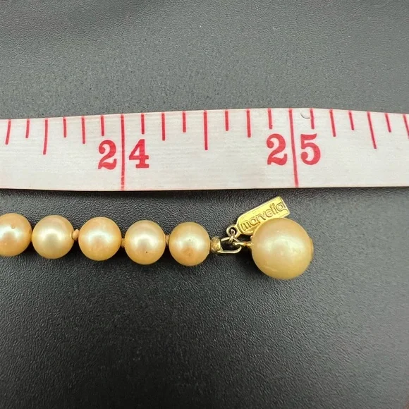 Marvella Vintage Faux Pearl Necklace - Picture 4 of 4